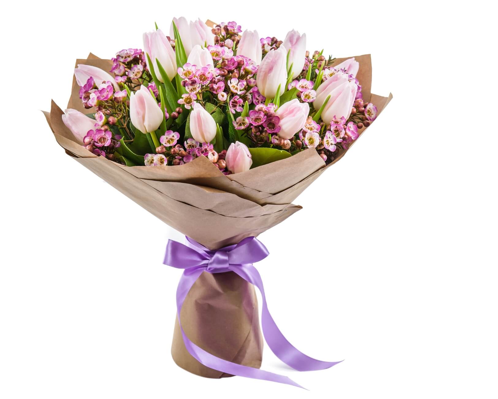 זר טוליפים - החורף הגיע