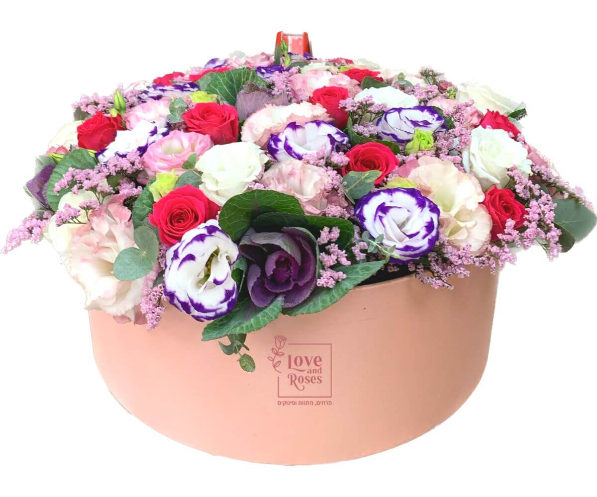 סידור פרחים אביבי