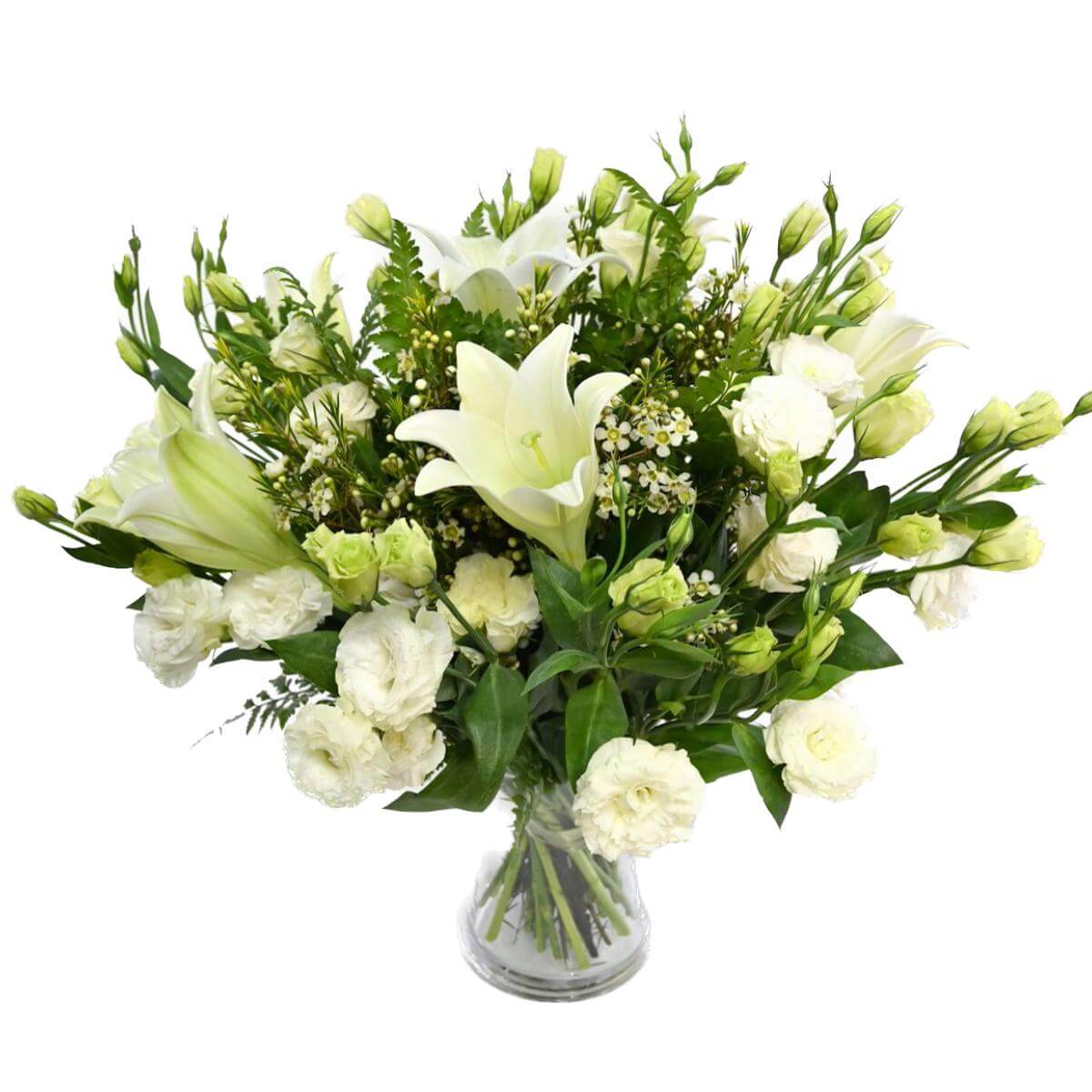 פריחה לבנה - ליזיאנטוס ושושן צחור