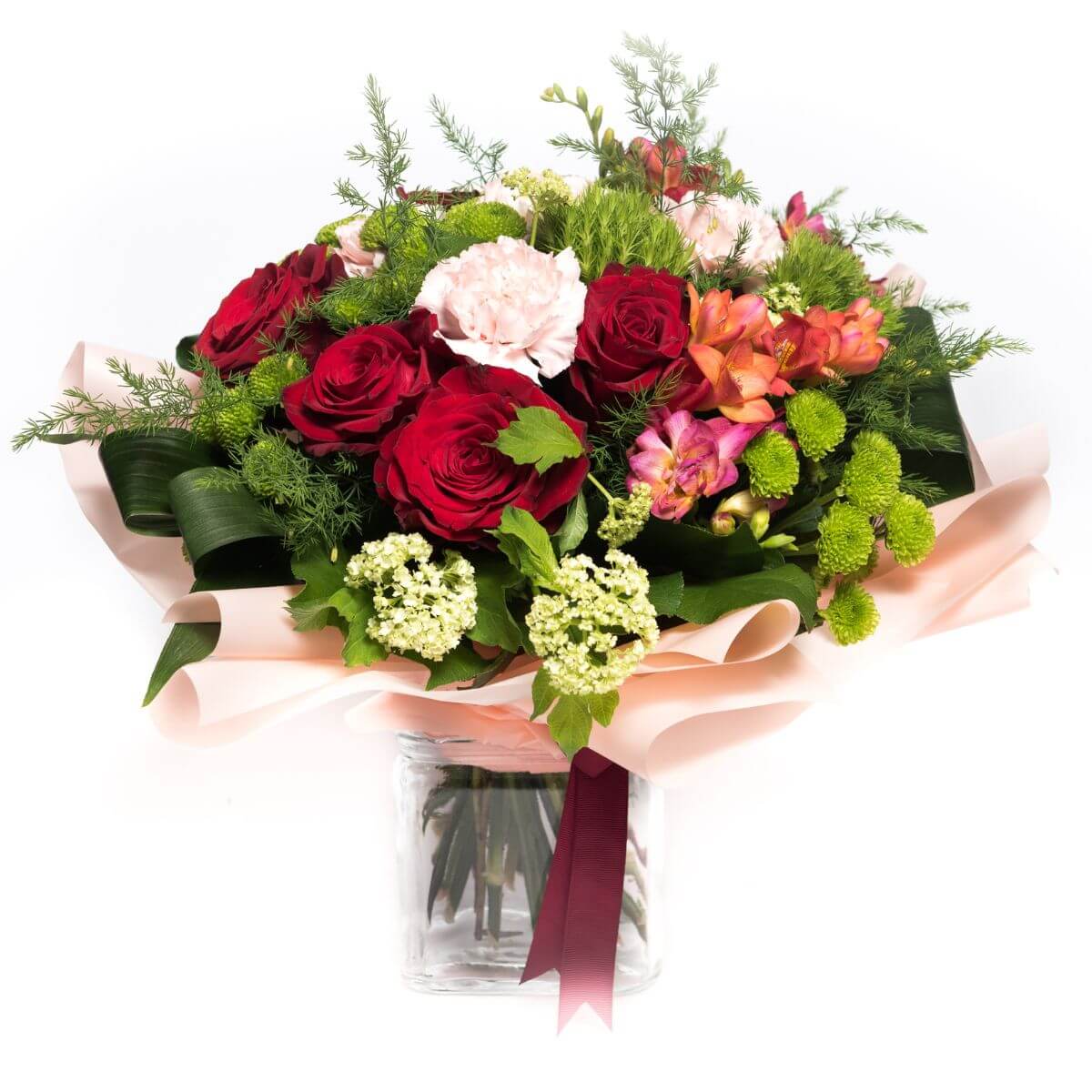 זר פרחים - נעים בלב