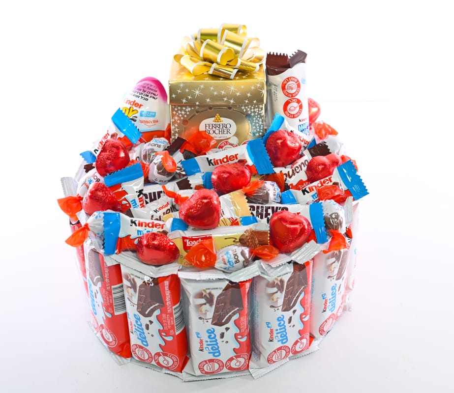 פירמידת שוקולד קומה 1 | מארזי שוקולד מתנה | שוקולדים משלוחים