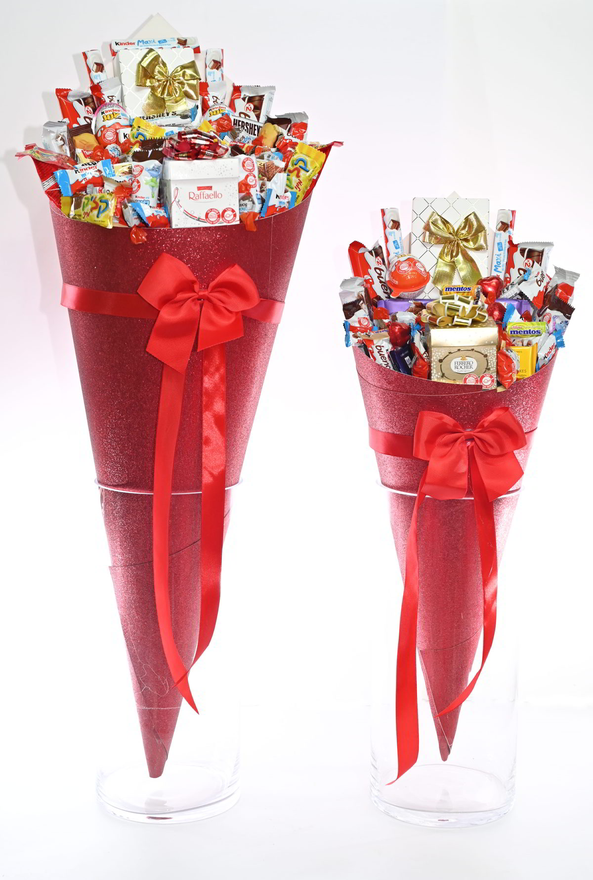 קונוס מיקס שוקולדים אדום