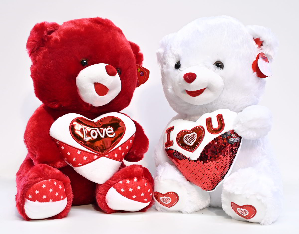 דובי love אדום לבן 